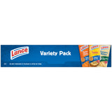 Lance Sandwich Crackers, Variety Pack, 3 Flavors, 10 Individually Wrapped Packs, 6 Sandwiches Each