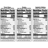 Lance Sandwich Crackers, Variety Pack, 3 Flavors, 10 Individually Wrapped Packs, 6 Sandwiches Each