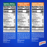 Lance Sandwich Crackers, Captain's Wafers, Variety Pack, 10 Individual Packs, 6 Sandwiches Each