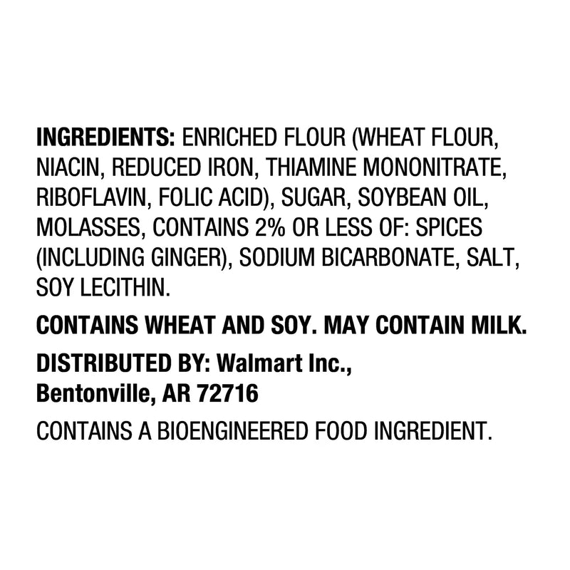 Great Value Baked Ginger Snap Cookies, 16 oz