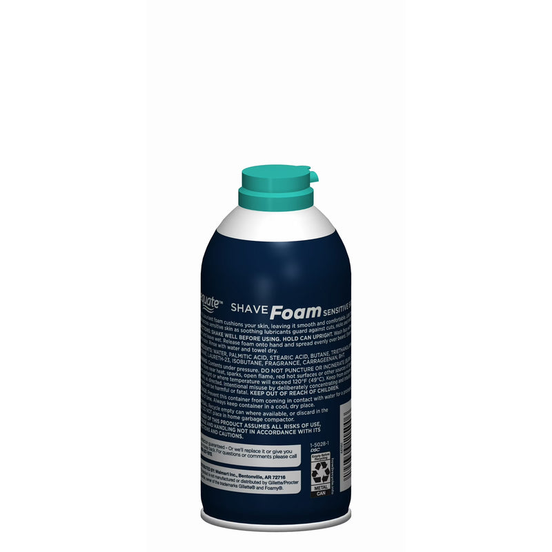 Equate Men's Sensitive Skin Shave Foam, 10 oz