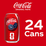 Coca-Cola Soda Pop Cans, 12 fl oz, 24 Pack