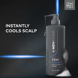 Dove Men+Care Shampoo for Instantly Cools Scalp Cooling Relief with Icy Menthol, 18 fl oz 1 Count