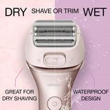 Panasonic ES-WWL8A 4-Blade Electric Shaver for Women with Bikini Trimmer and Wet/Dry Function