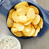 Great Value Original Rippled Potato Chips, 8 o