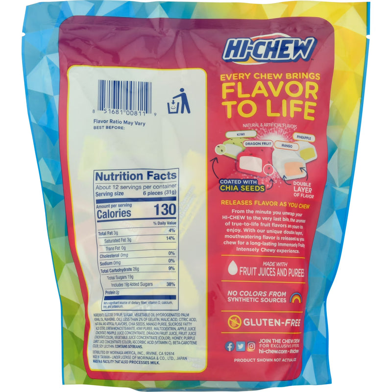 Hi-Chew Tropical Mix Chewy Candy, 12.7 oz, Bag