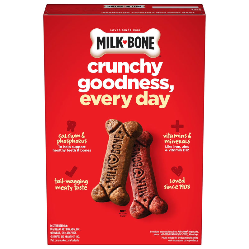 Milk Bone GravyBones Dog Biscuits, Gravy Coated Small Dog Treats, 19 oz Box