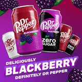 Dr Pepper Blackberry Soda Pop, 12 fl oz, 12 Pack Cans