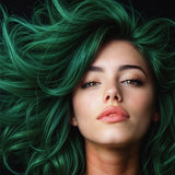 Splat Midnight Jade Hair Dye Kit, Semi-Permanent Green Hair Color for Brunettes, Vegan