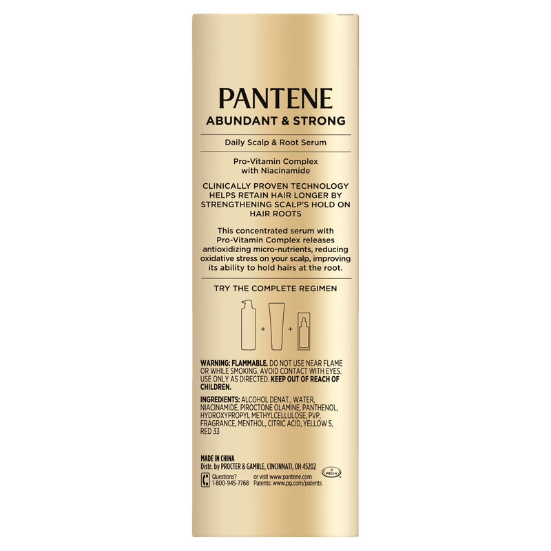 Pantene Abundant & Strong Scalp & Root Hair Serum with Niacinamide 2 oz