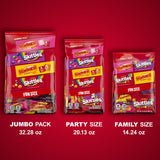 Skittles & Starburst Fun Size Chewy Candy Variety Bag, Party Size - 20.13 oz Bulk Bag