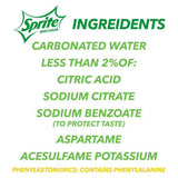 Sprite Zero Sugar Lemon Lime Soda Pop, 12 Fl Oz, 12 Pack Cans