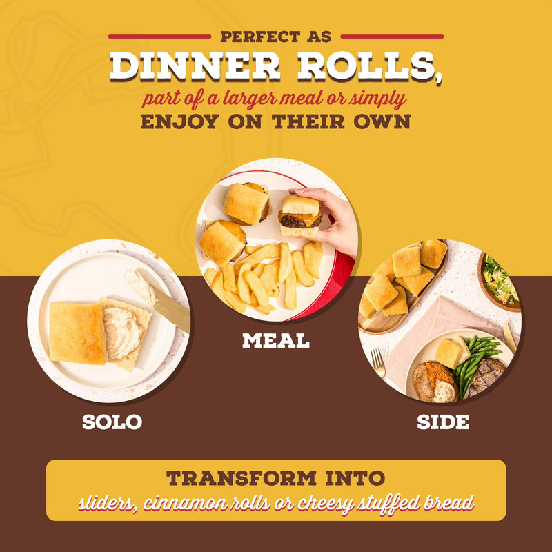 Texas Roadhouse Mini Rolls with Honey Cinnamon Glaze, 12 Count