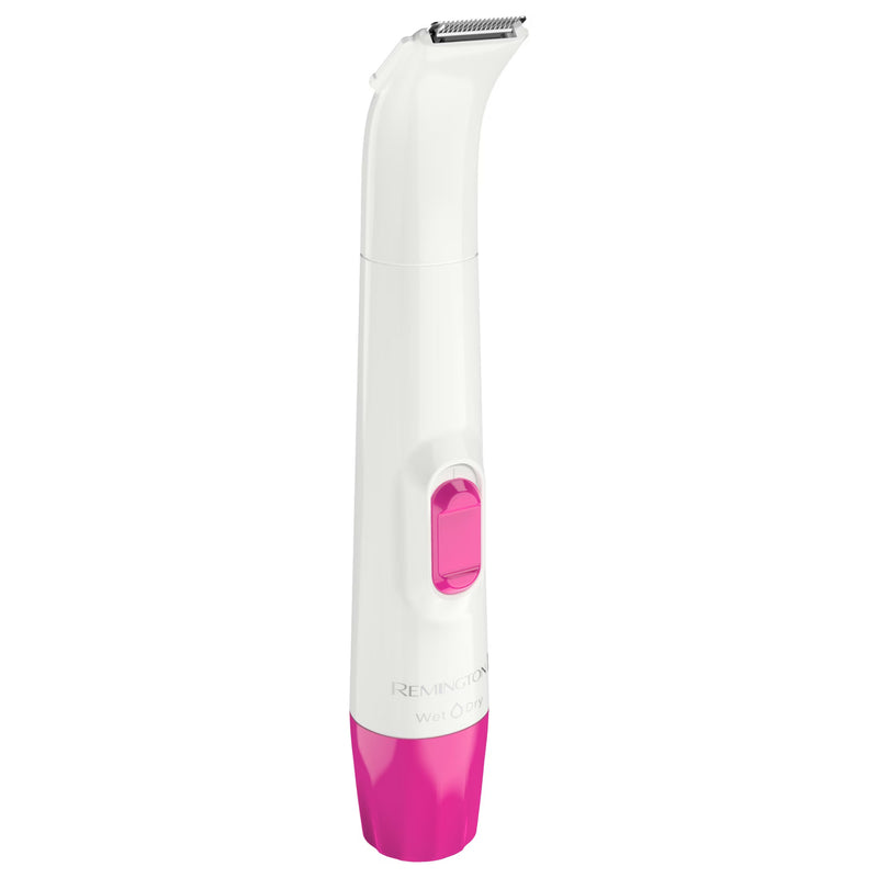 REMINGTON Smooth & Silky Body & Bikini Trimmer Kit, Wet/Dry, Battery Operated, Pink