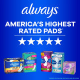 Always Maxi Pads with Wings, Size 5, Extra Heavy Overnight, 36 Count