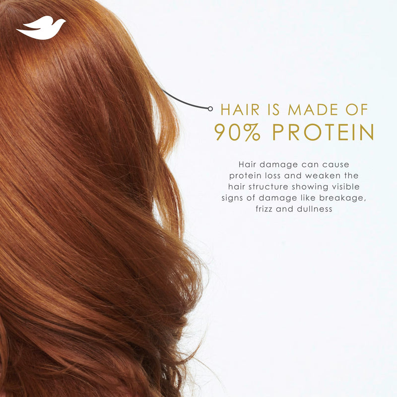 Dove Shampoo for Damaged Hair Intensive Repair with Bio-Protein Care Technology and Amino Serum, 12 Fl Oz