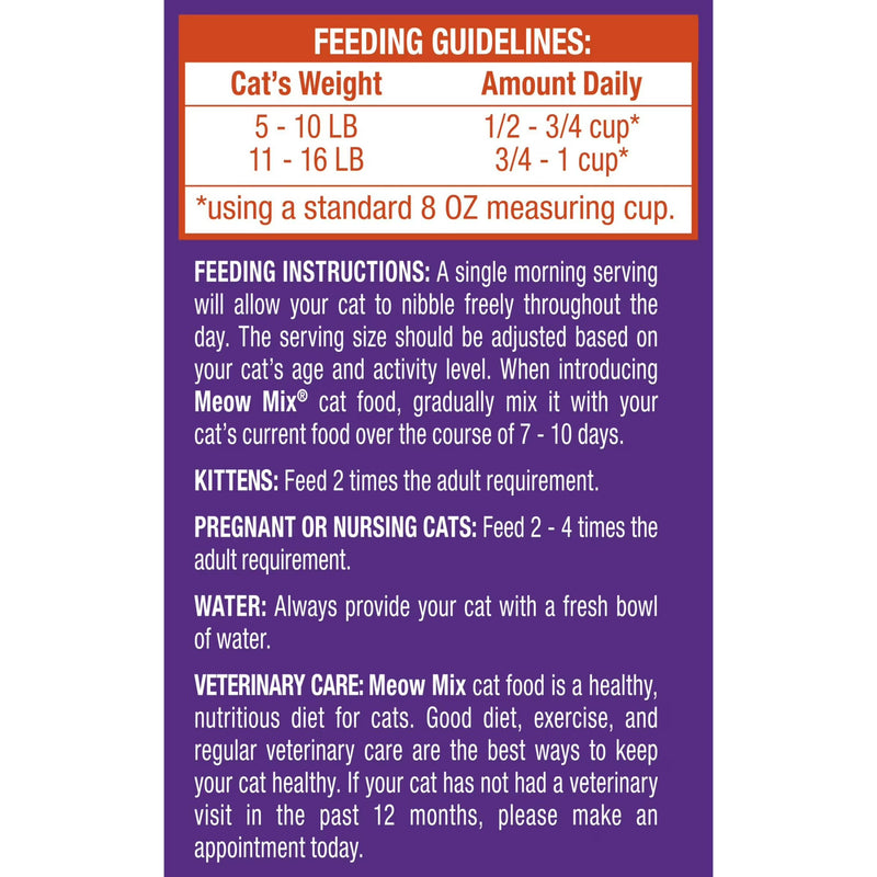 Meow Mix Original Choice Dry Cat Food, 16 lb. Bag