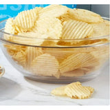 Great Value Original Rippled Potato Chips, 8 o