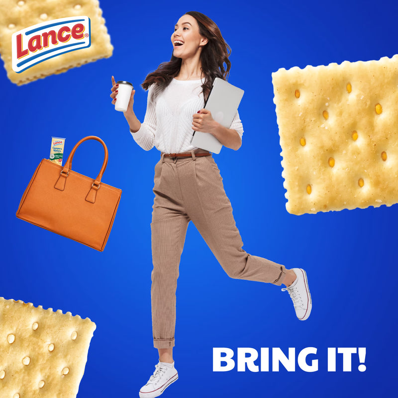 Lance Sandwich Crackers, Captain's Wafers, Variety Pack, 10 Individual Packs, 6 Sandwiches Each