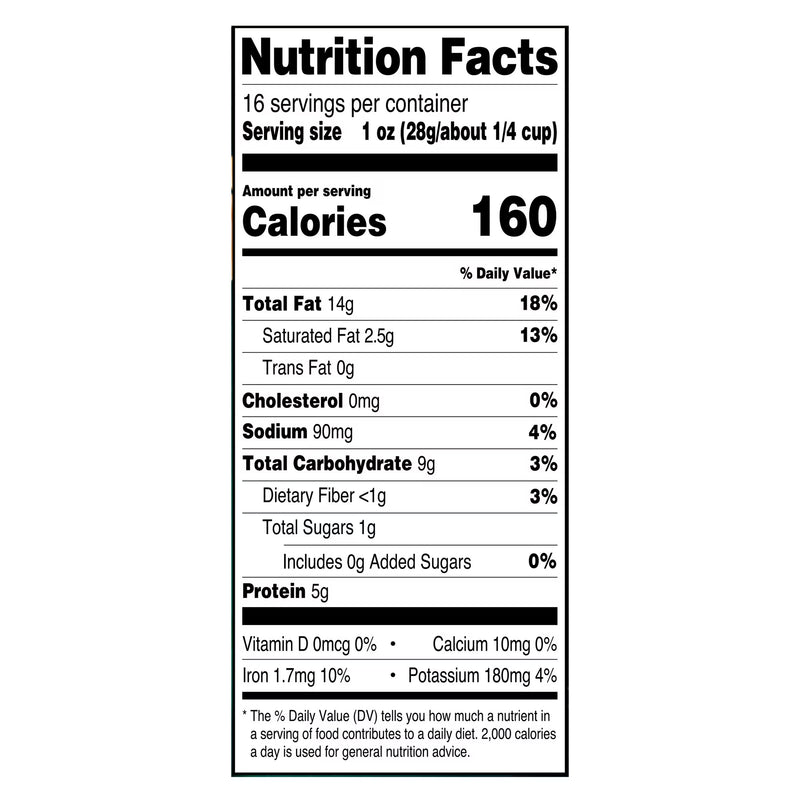 Great Value Deluxe Whole Cashews, Salted, 16 oz