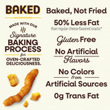 Baked Cheetos Crunchy 50% Less Fat Cheese Flavored Snacks Bag, 7.625 oz