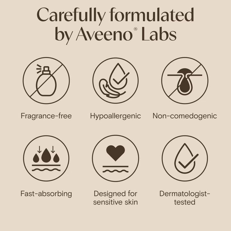 Aveeno Calm + Restore Oat Gel Face Moisturizer for Sensitive Skin, Face Cream, 1.7 oz
