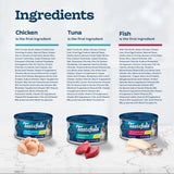 Blue Buffalo Tastefuls Flaked Wet Cat Food 3-Flavor Variety Pack, 3-oz. (12ct, 4 of Each)