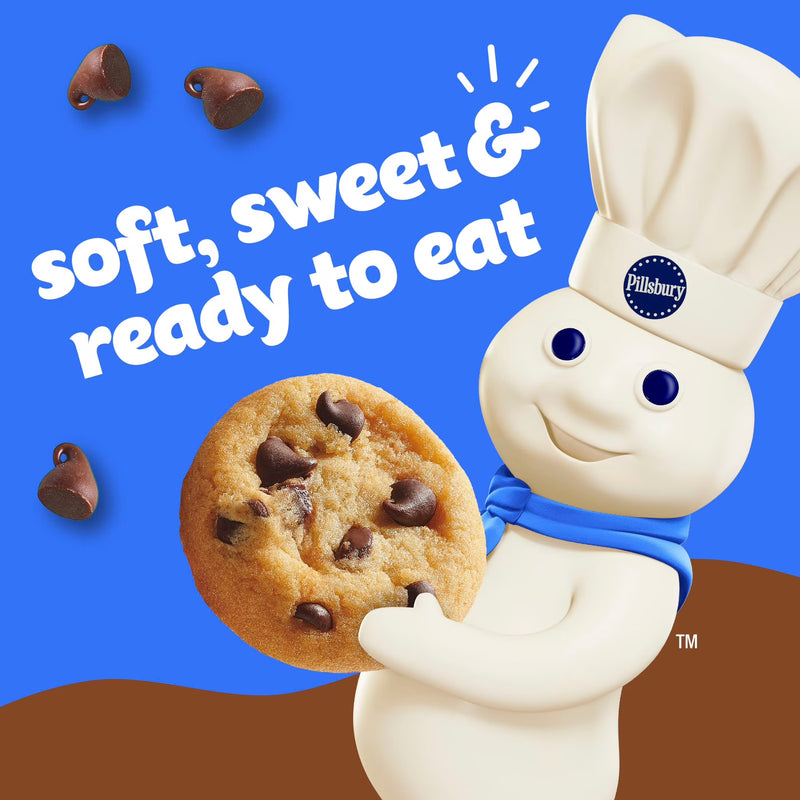 Pillsbury Chocolate Chip Mini Soft Baked Cookies (10 Pouches)