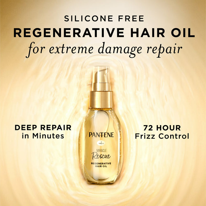 Pantene Miracle Rescue Regenerative Hair Oil, 2.0 fl oz