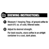 Great Value Classic Roast Ground Naturally Caffeinated Coffee, 9.6 oz Canister