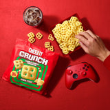 Cheez-It Crunch Sharp White Cheddar Cheesy Baked Snacks, Lunch Snacks, 6.5 oz