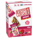 Perfect Bar Mini Gluten-Free PB&J Refrigerated Protein Bar, Kosher, 6 count, 1.05 oz