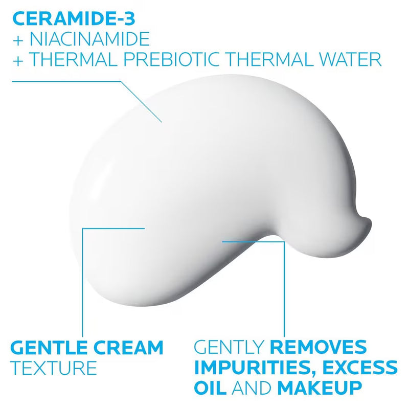La Roche-Posay Toleriane Hydrating Gentle Face Cleanser, Daily Face Wash for Dry Sensitive Skin, 13.52