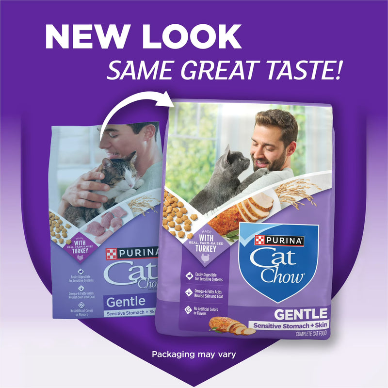 Purina Cat Chow Gentle Sensitive Stomach and Skin Dry Cat Food with Turkey