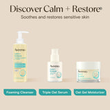 Aveeno Calm + Restore Oat Gel Face Moisturizer for Sensitive Skin, Face Cream, 1.7 oz