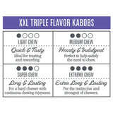 Ol Roy 24oz Beefhide Triple Flavor Kabobs Dry Dog Chews