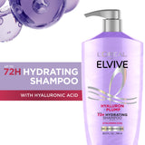 L'Oreal Paris Elvive Hyaluron Plump Squeeze Hydrating Shampoo, Moisturizing