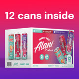 Alani Nu Sugar Free Energy Drink, Variety Pack, Cherry Slush, Juicy Peach, Hawaiian Shaved Ice, 12 fl oz, 12 Pack, Cans, 200mg Caffeine
