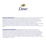 Dove Shampoo & Conditioner Set for Women Bond Strength with Peptide Complex, 12 Fl oz 2 Count Squeeze Bottles