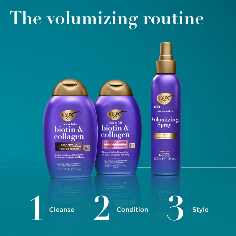 OGX Thick and Full, Biotin and Collagen Volumizing Conditioner, 13 fl. oz