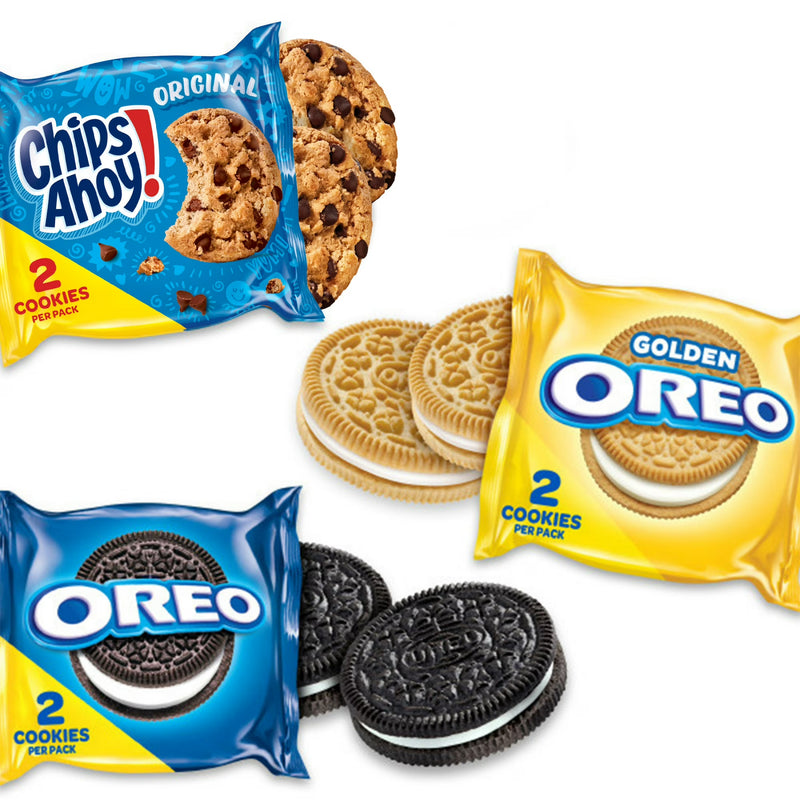 Nabisco Sweet Treats Cookie Variety Pack OREO, OREO Golden & CHIPS AHOY!, 30 Snack Packs