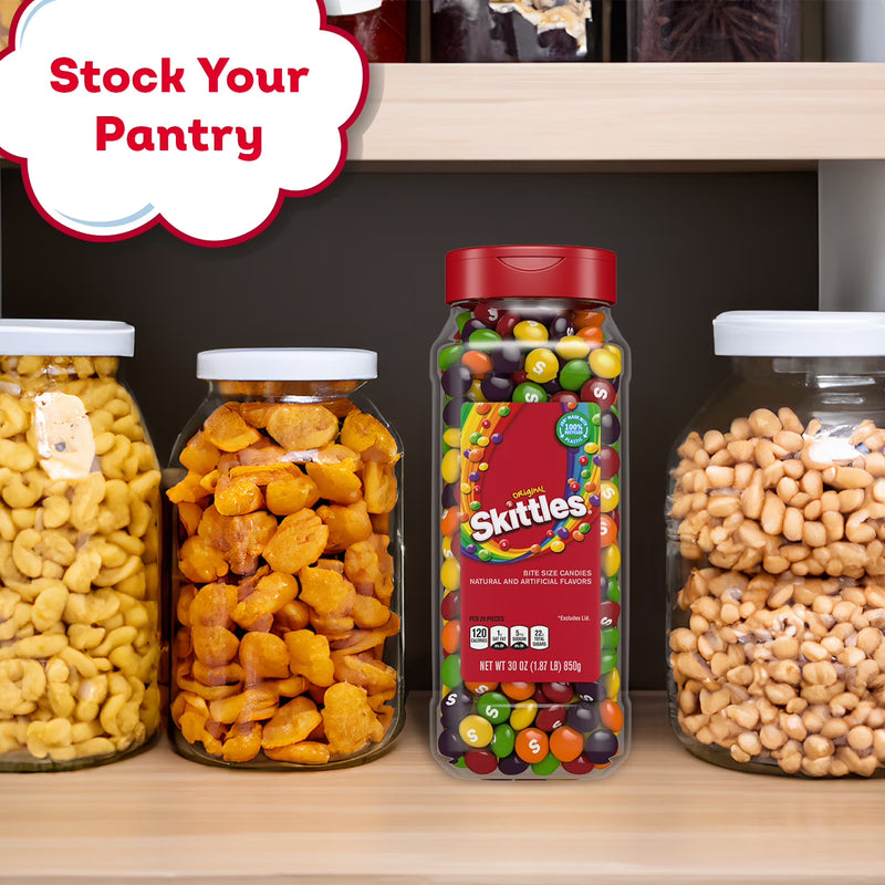 Skittles Original Chewy Candy Candy - 30 oz Bulk Jar