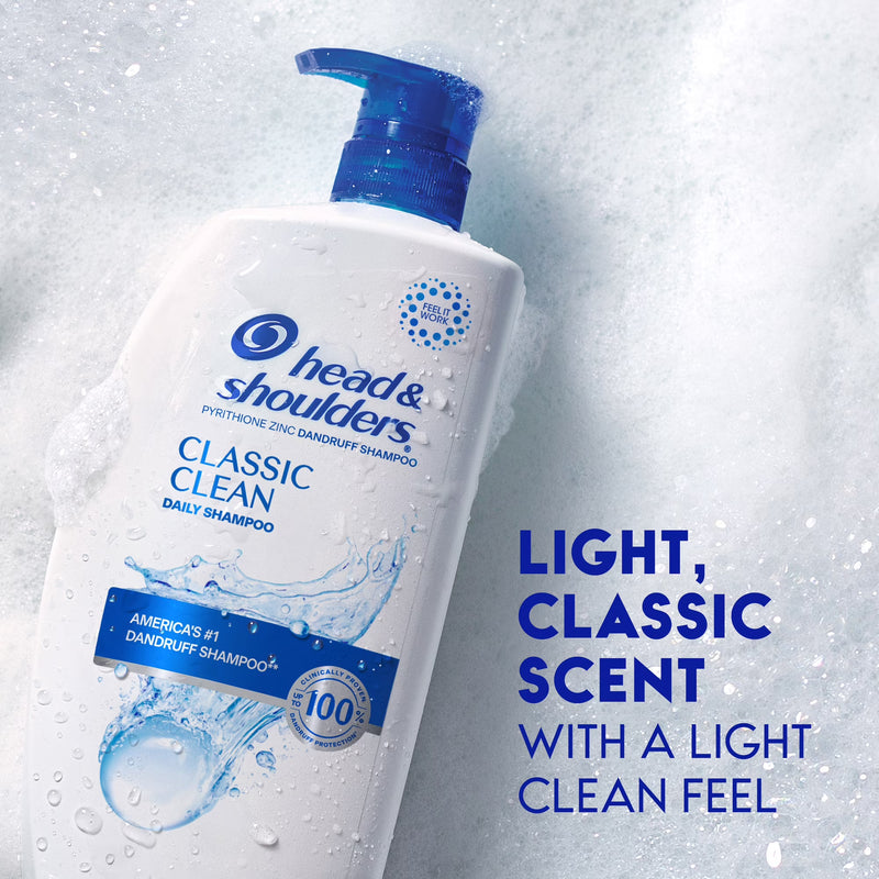 Head and Shoulders Dandruff Shampoo, Classic Clean, 28.2 fl Oz