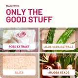 St. Ives Gentle Smoothing Face Scrub Rose Water & Aloe Vera Made with 100% Natural Exfoliants, Paraben Free, Oil-Free, Dermatologist Tested, 6 fl oz