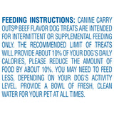 Canine Carry Outs Beef Flavor Dog Treats, 4.5 Ounce Bag
