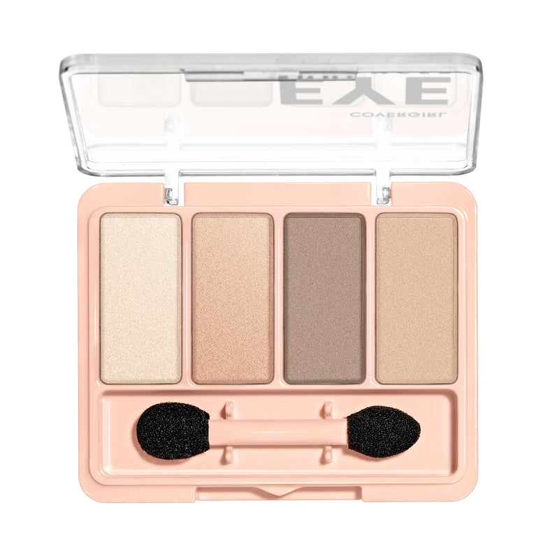 COVERGIRL Eye Enhancers 4-Kit Eyeshadow, 280 Natural Nudes, 0.19 oz