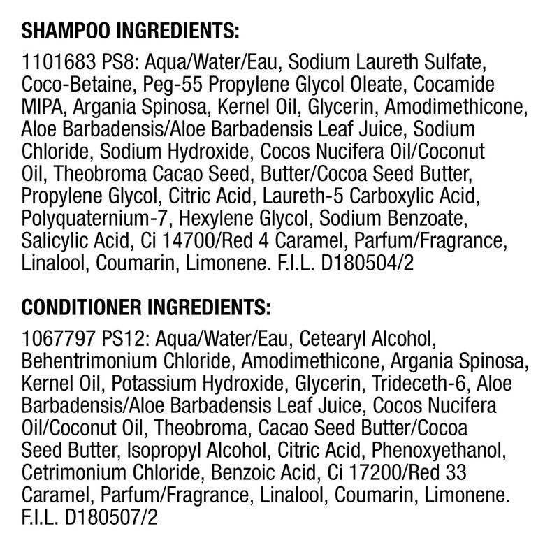 Garnier Whole Blends Smoothing Shampoo and Conditioner Set