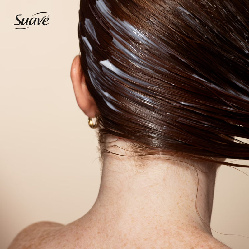 Suave Keratin Infusion Smoothing Conditioner For Frizzy Hair, 48HR Frizz Control, 12.6 FL OZ