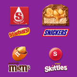 M&M's, Snickers, Skittles & Starburst Fun Size Candy, Party Size - 19.44 oz Bag