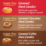 Werthers Original Hard Sugar Free Assorted Flavors, Caramel Coffee, Caramel Chocalate, Caramel Candy 7.7 oz